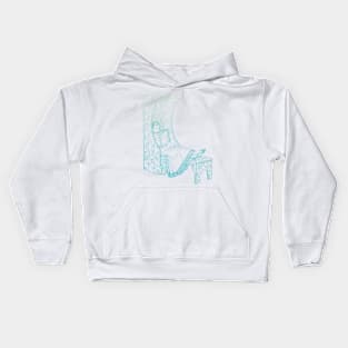 Reading Nook in Sky Kids Hoodie